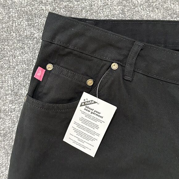 Woman Within Straight Leg Jeans Women 18WP Cotton Pockets Belt‎ Loops H13 - Picture 10 of 15